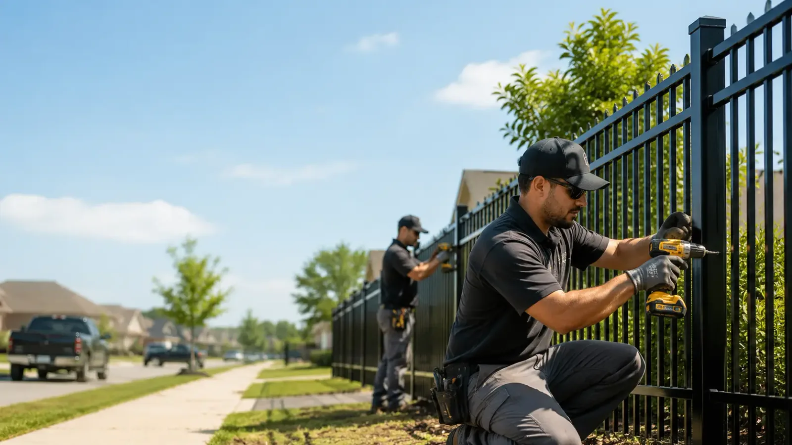 Metal Fence Installation in Cullen, LA